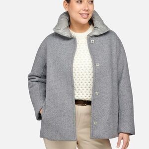 🆕 GEOX Diamanta women short coat Size 42 ( Fit Large )